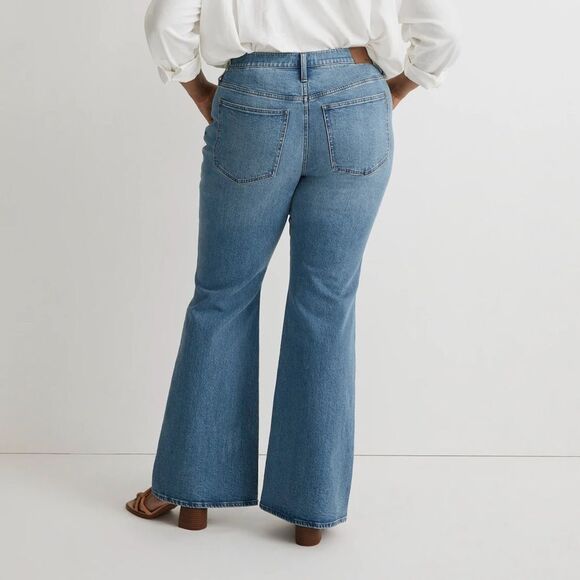 NWT Madewell Perfect Vintage Flare Jean Size 22W Medium Wash Stretch High Rise - Picture 12 of 12